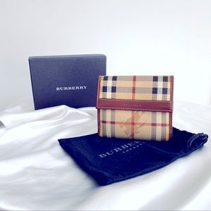 Burberry Haymarket Check Small Wallet